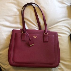 Kate Spade dark pink/wine colored bag.